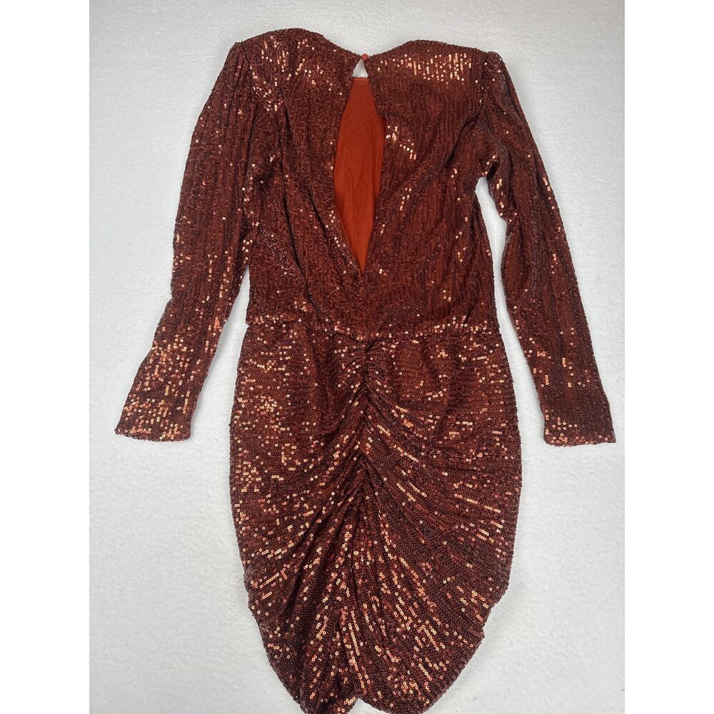 Retrofete bronze Flynn sequin dress size S NWT - Picture 5 of 10